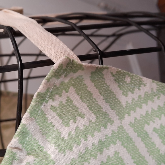 Apron Diamond Pattern Printed Design Cotton Machine Washable Chef Cook Baker - Picture 4 of 9